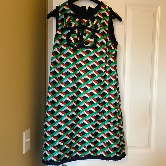 SOLD- HP 🎉 EUC J. Crew Geo Dress - Picture 4 of 6